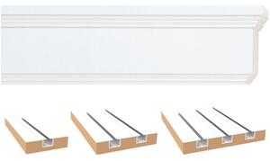 URBÁNEK Garnýže Hero s plastovou drážkou - 10 cm, bílá
