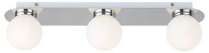 Rabalux Přisazené svítidlo do koupelny Becca 3x28W | G9 | IP44 - chrom