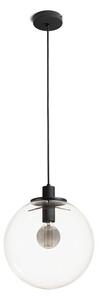 BOULDER 30 závěsná čiré sklo/černá 230V E27 15W - RED - DESIGN RENDL