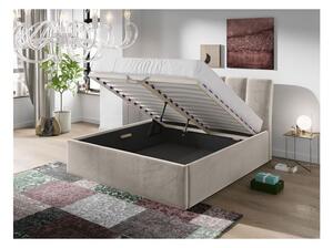 Čalouněná manželská postel 180x200 TRALEE - šedá