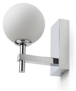 PEGGY nástěnná chrom/opálové sklo 230V G9 6W IP44 - RED - DESIGN RENDL