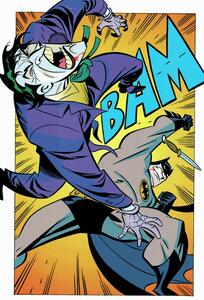 Umělecký tisk Joker and Batman fight, (26.7 x 40 cm)