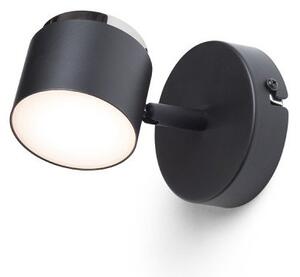 NOVA I nástěnná černá chrom/mléčný akryl 230V LED 4.2W 3000K - RED - DESIGN RENDL