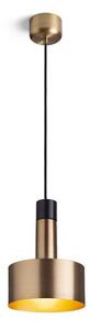 DIVINA závěsná mosaz/dekor černý mramor 230V E27 5W - RED - DESIGN RENDL