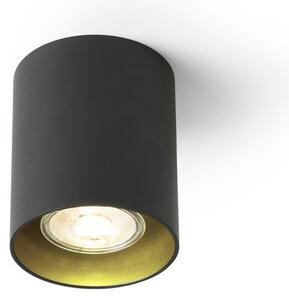 MANTOVA I stropní černá/perleťová zlatá 230V GU10 7W - RED - DESIGN RENDL