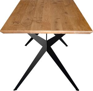 Jídelní stůl Caserta 90x180 cm, dub, masiv