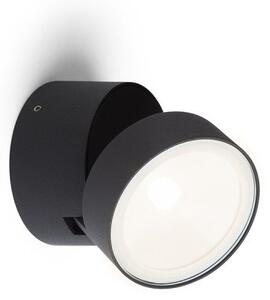 RED R14201 FLAVIO R přisazená černá 230V LED 6W 110° IP54 3000K - RED - DESIGN RENDL