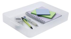 SUNDIS Plastový úložný organizér Pure Box A4, mléčný