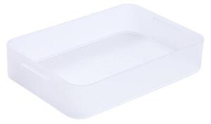 SUNDIS Plastový úložný organizér Pure Box A5 nízký, mléčný