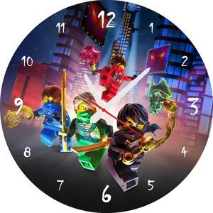 Prckůvsvět dětské nástěnné hodiny LEGO