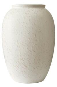 Krémově bílá kameninová váza Bitz, výška 25 cm