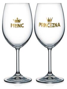 Nekupto Párové sklenice na víno Princ / Princezna