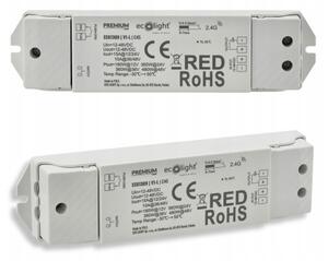 Stmívač LED pásků rf mono 12v 24v 15a wave controller