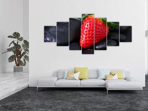 Obraz jahody (210x100 cm)