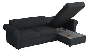 Rozkládací sedačka s úložným prostorem CHUSPA - světlá šedá