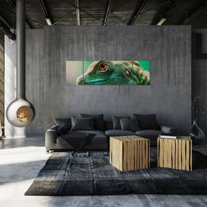 Detailní obraz ještěra (170x50 cm)
