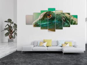 Detailní obraz ještěra (210x100 cm)