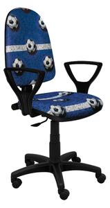 Artofis dětská židle Bred fotbal modrá