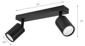 Brilagi - Bodové svítidlo CRISPINA 2xGU10/10W/230V černá
