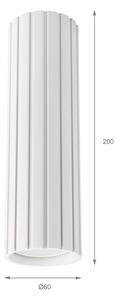 Brilagi - Bodové svítidlo CRISPINA 1xGU10/10W/230V 20 cm bílá
