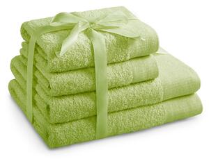 Set 100% bavlna AMARIS 2x ručník 50x100 cm a 2x osuška 70x140 cm, limetka, 450 gr, Mybesthome