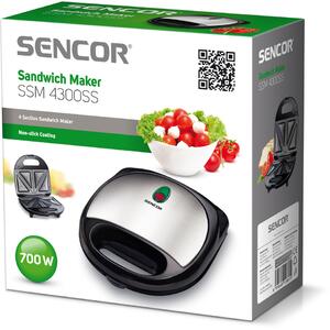 Sencor SSM 4300SS sendvičovač, nerez