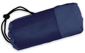 Rychleschnoucí osuška FITNESS BAG tmavě modrá 70 x 140 cm