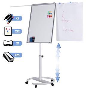 Jago 80320 Jago Flipchart tabule kulatou základnou - 60 x 90 cm