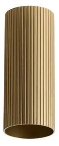 Minimalistická bodová svítidlo Lucas Ribbed Tube 20 zlatá
