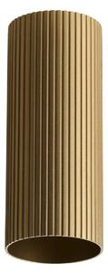 Minimalistické bodové svítidlo Lucas Ribbed Tube 20 bronzová