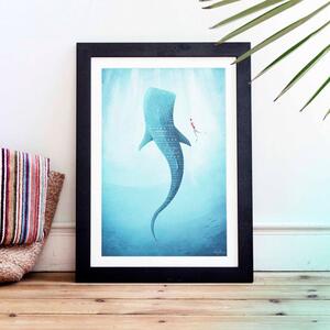 Plakát Travelposter Whale Shark, 50 x 70 cm