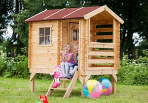 Dětský dřevěný domek M501B 175x130x205cm