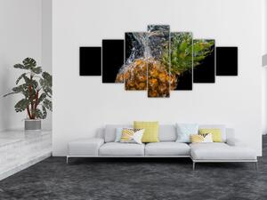 Obraz ananasu ve vodě (210x100 cm)