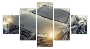 Obraz auta Audi - šedé (125x70 cm)