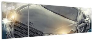 Obraz auta Audi - šedé (170x50 cm)