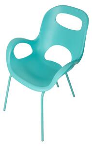 Umbra - Židle Oh - tyrkysová - 86,4x61x61 cm