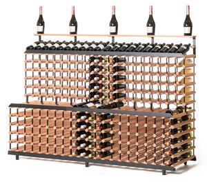 RAXI - český výrobek Patrový stojan na víno RAXI s kapacitou 360 lahví