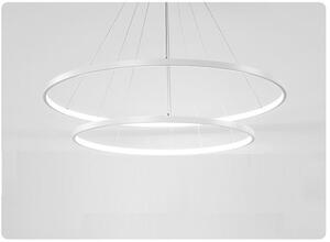 Toolight - LED závěsné svítidlo Vegas 40+60cm + dálkové ovládání, bílá, OSW-07858