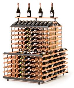 RAXI - český výrobek stojan na víno RAXI s kapacitou 360 lahví, patrový, oboustranný