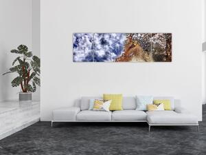 Obraz vlka (170x50 cm)