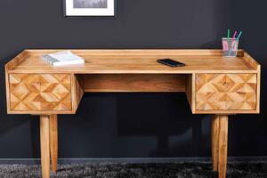 Designový psací stůl Halia Honey 132 cm akácie