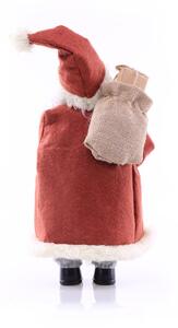 FLHF Vánoční dekorační postavička - Santa Claus, červená 43cm