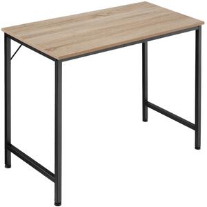 Tectake Psací stůl Jenkins - Industrial světlé dřevo, dub Sonoma,80 cm