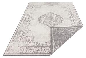 Šedo-krémový venkovní koberec NORTHRUGS Cebu, 120 x 170 cm
