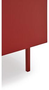 Tmavě červená komoda Teulat Arista, šířka 165 cm