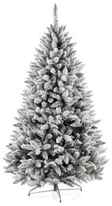 AmeliaHome Umělý vánoční stromek - zasněžený - smrk skandinávský William - 120 cm