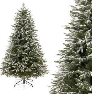 AmeliaHome Umělý vánoční stromek - zasněžený - smrk Richard - 120 cm
