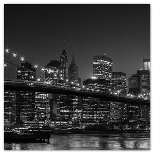 Obraz Brooklyn mostu v New Yorku (30x30 cm)