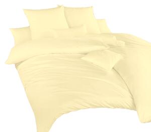 Kvalitní ložní prádlo z česané bavlny s krepovou úpravou. Jednobarevné povlečení v jemné světle žluté barvě. Povlečení Žluté UNI doporučujeme kombinovat s bílým nebo banánovým prostěradlem. Rozměr povlečení je 140x200, 70x90 cm
