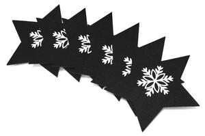 TUTUMI - vánoční obal na příbory - hvězda, červená, 4ks